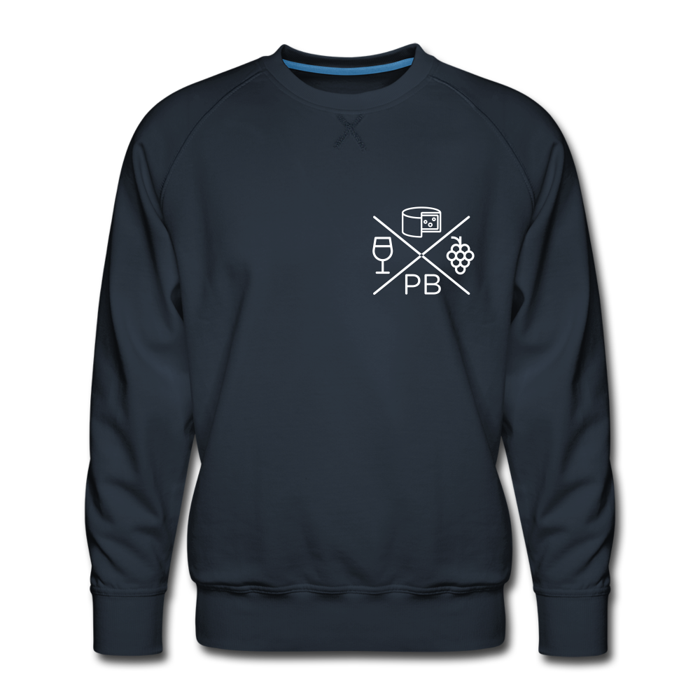 Prenzlauer Berg Kiez  - Männer Premium Sweatshirt - navy