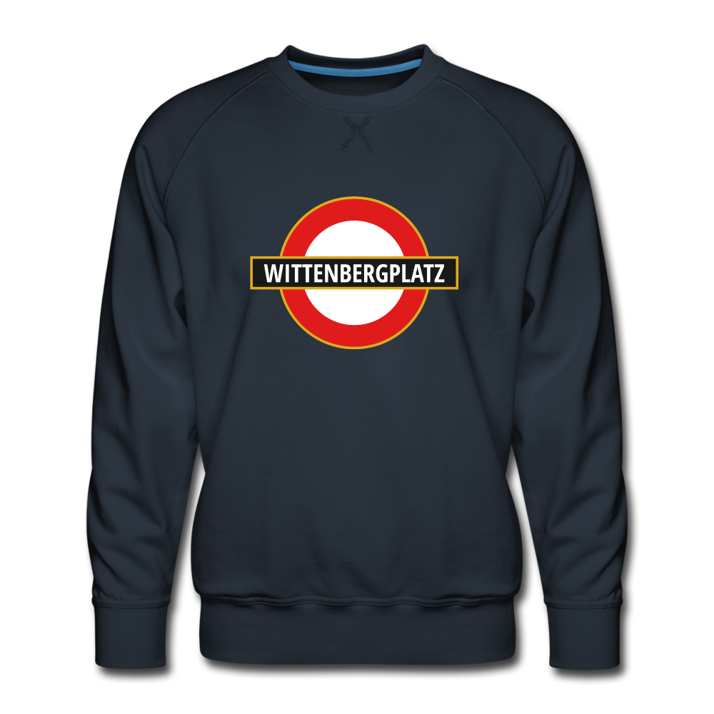 Wittenbergplatz - Männer Premium Sweatshirt - navy