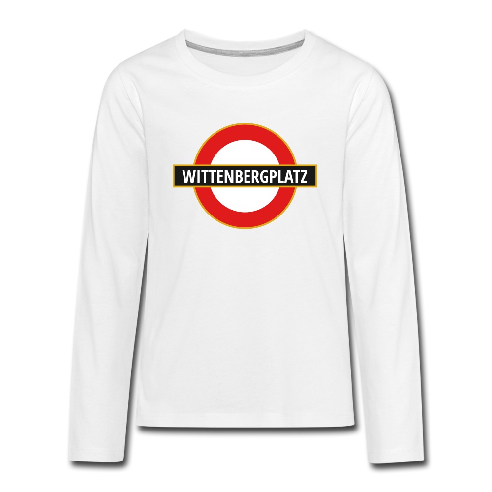 Wittenbergplatz - Teenager Langarmshirt - white