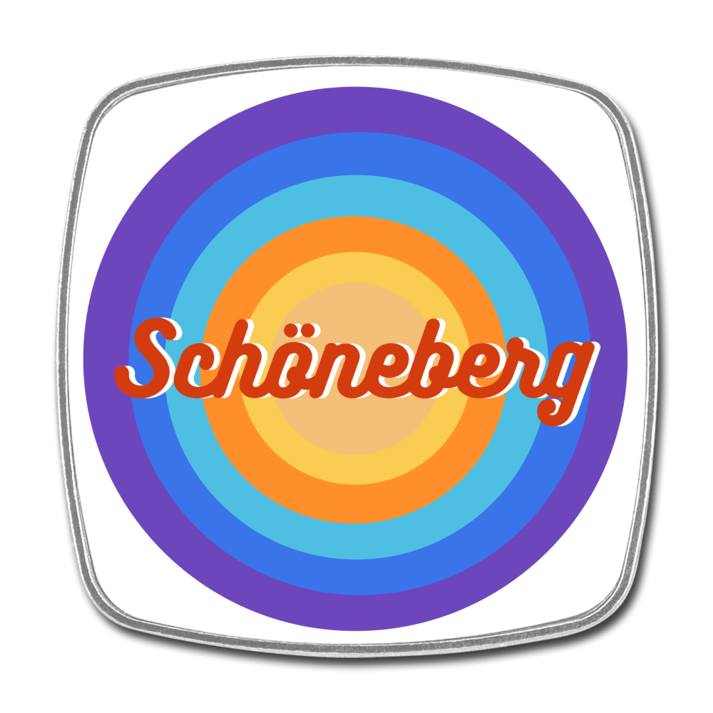 Schöneberg retro - Kühlschrankmagnet - white