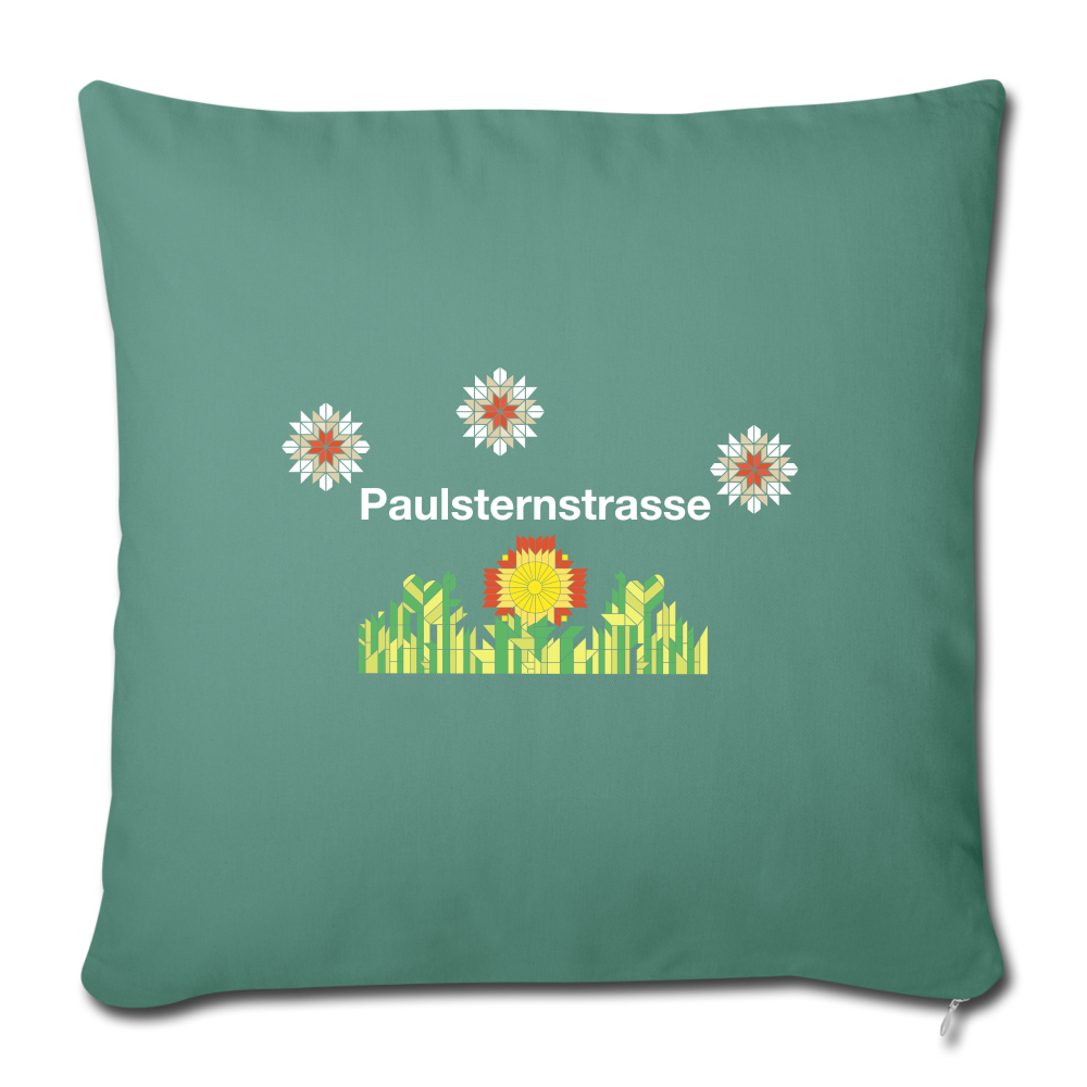 Paulsternstrasse - Sofakissen mit Füllung (45 x 45 cm) - cypress green