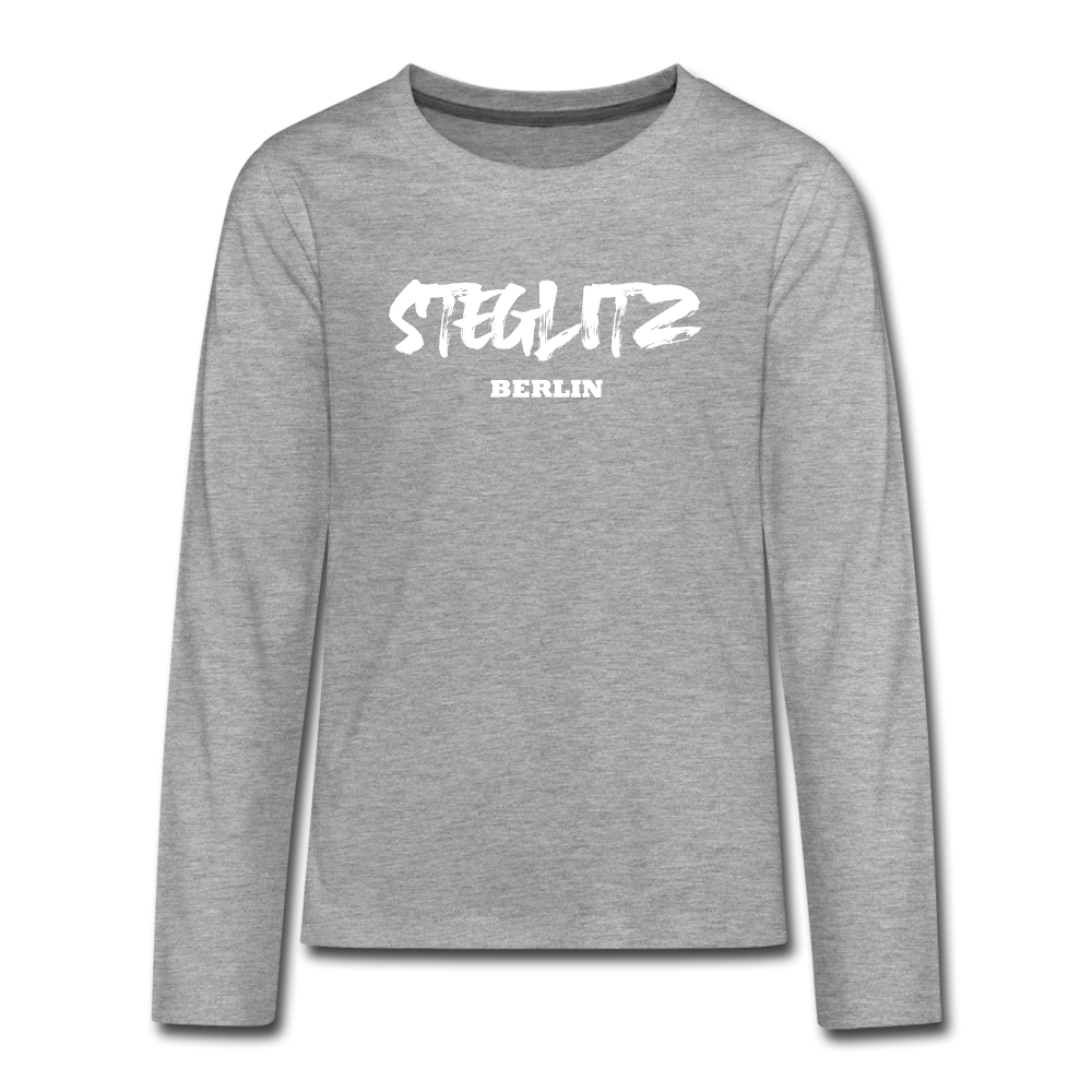 Steglitz - Teenager Langarmshirt - heather grey