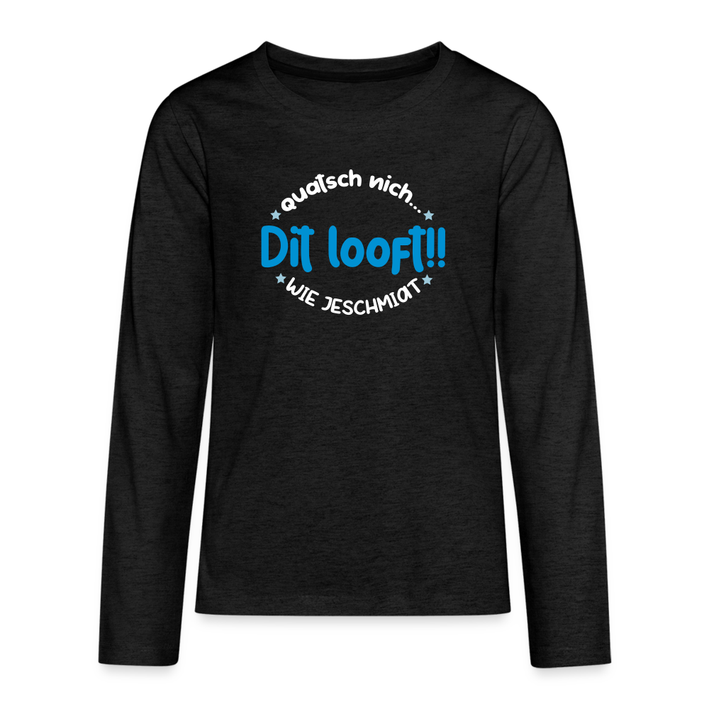 Dit Looft! - Teenager Langarmshirt - charcoal grey
