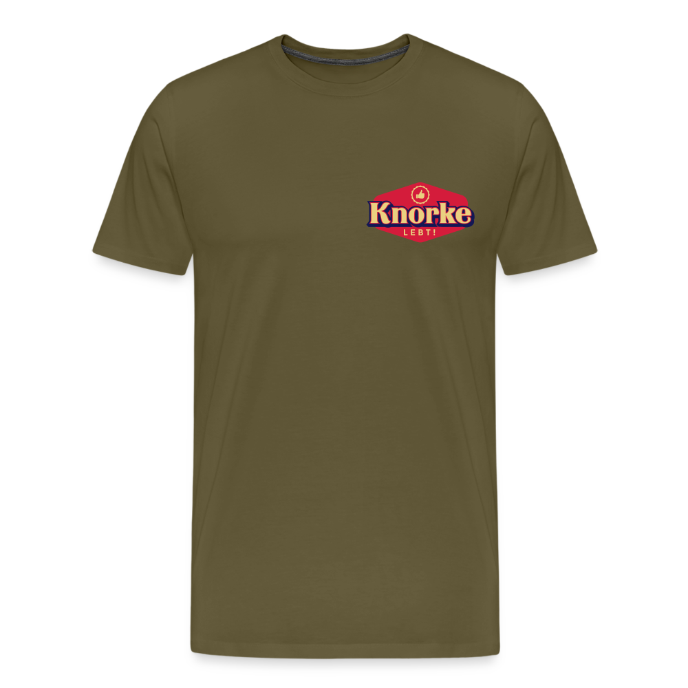 KNORKE lebt! - Männer Premium T-Shirt - khaki