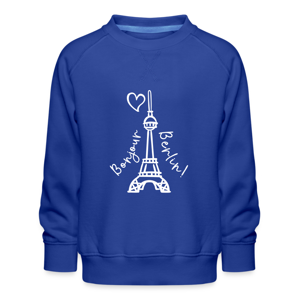 Eiffelturm in Berlin Bonjour - Kinder Premium Sweatshirt - royal blue
