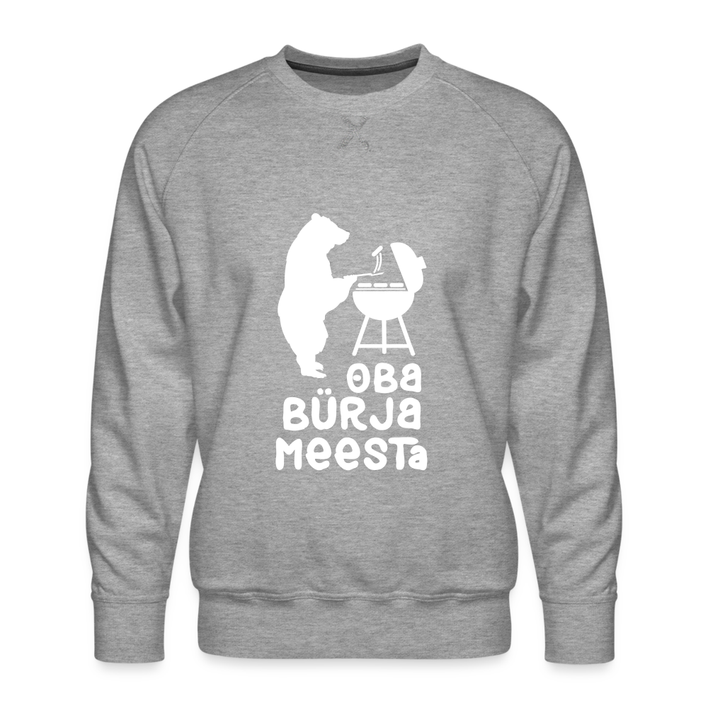 Bürjameesta - Männer Premium Sweatshirt - heather grey