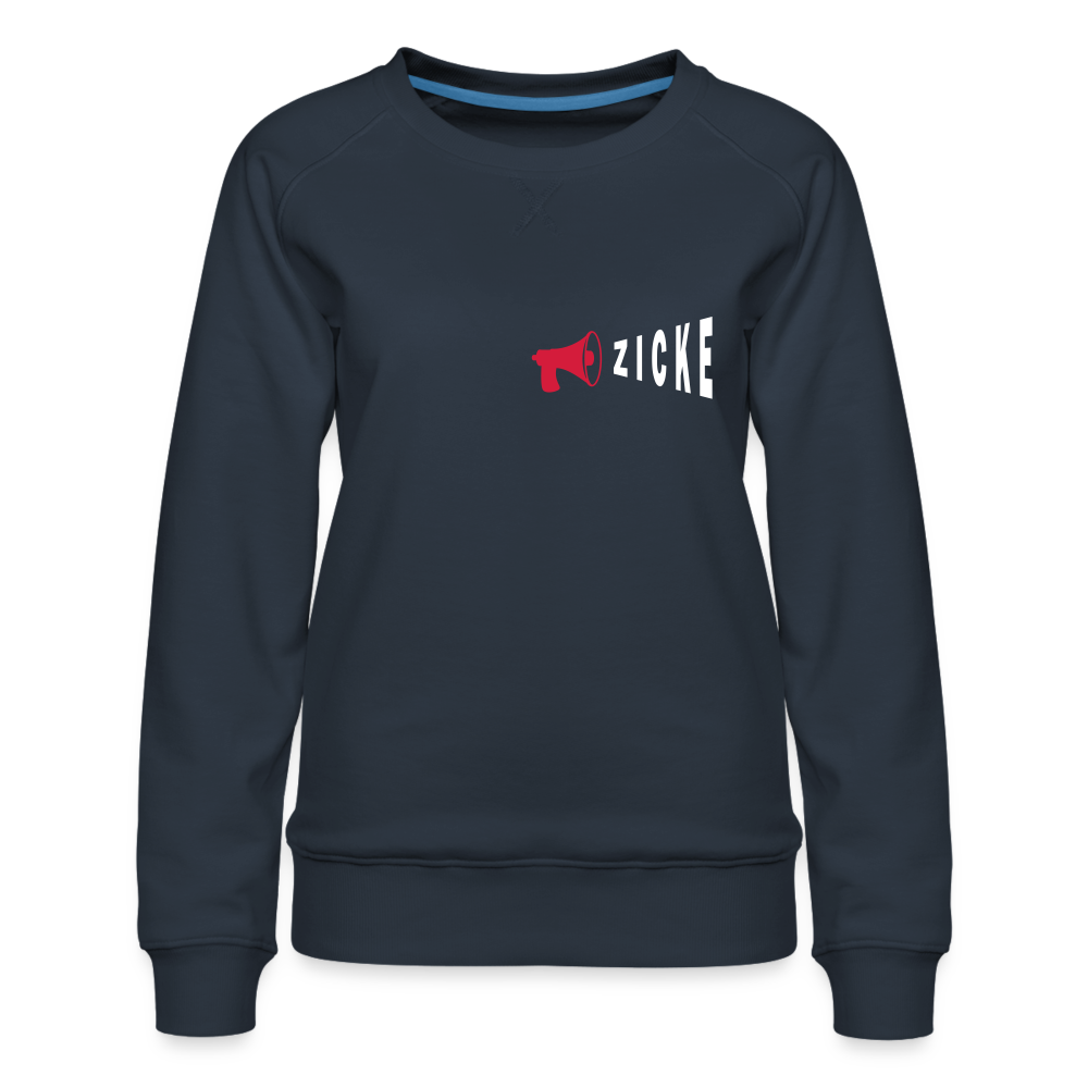 Zicke - Frauen Premium Sweatshirt - navy