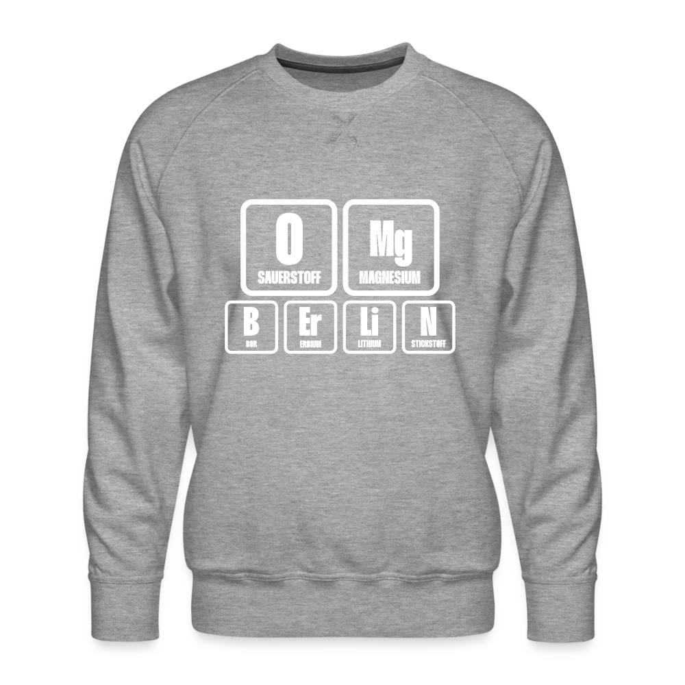 OMG Berlin - Männer Premium Sweatshirt - heather grey