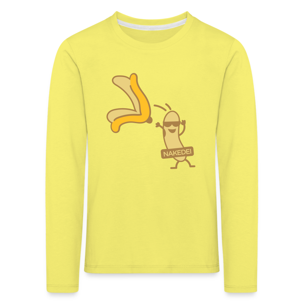 Nakedei - Kinder Langarmshirt - Gelb