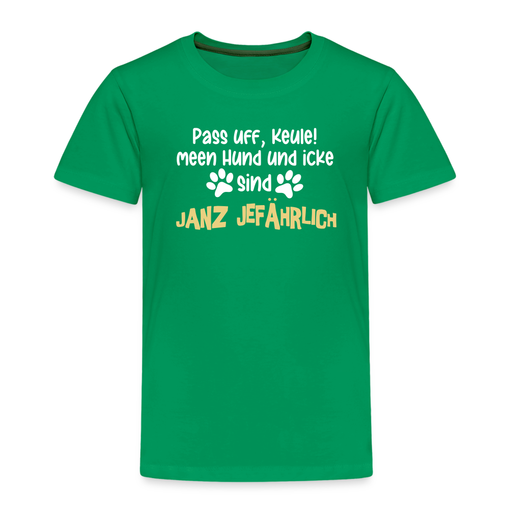 Janz Jefährlich - Kinder Premium T-Shirt - Kelly Green
