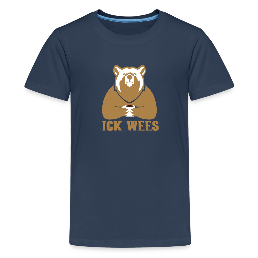 Ick Wees - Kinder Premium T-Shirt - Navy