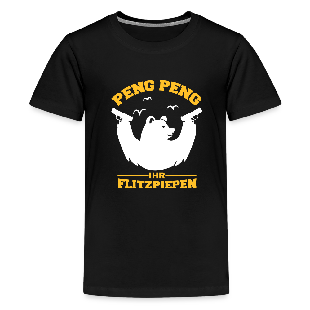 Peng Peng - Teenager Premium T-Shirt - Schwarz