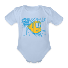 U-Bahn in Linien - Bio-Kurzarmbody