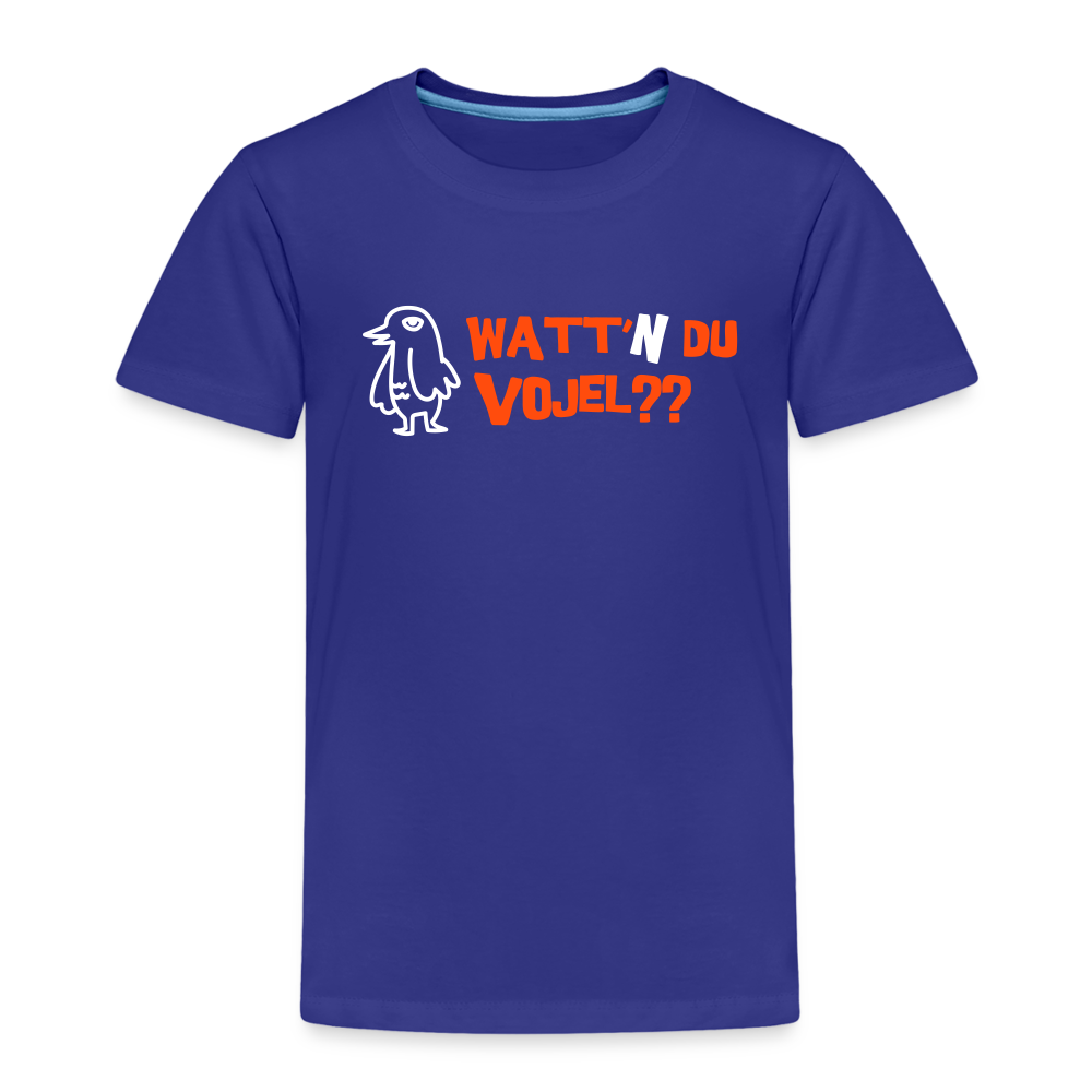 Watt'n du Vojel - Kinder Premium T-Shirt - Königsblau