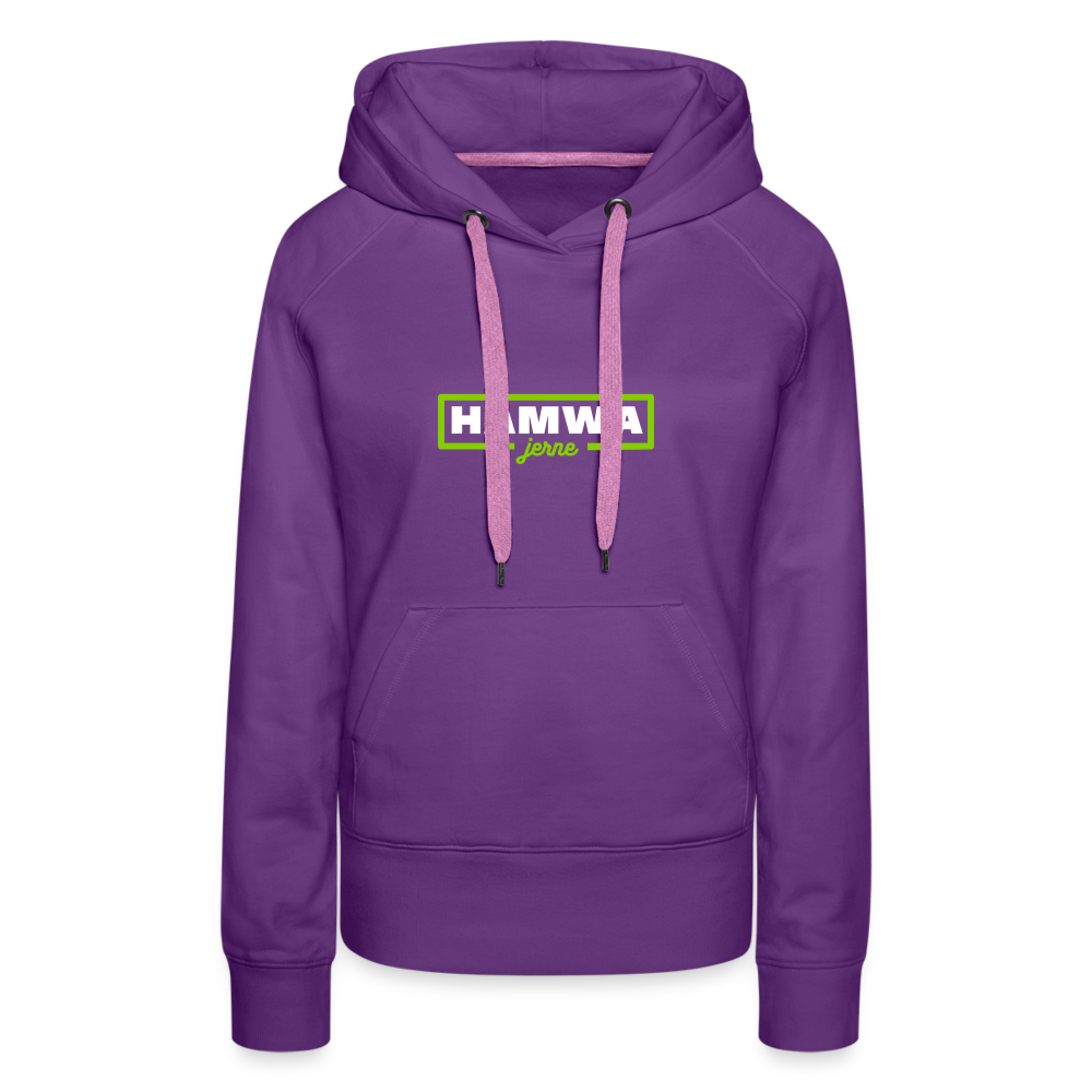 hamwa - Frauen Premium Hoodie - Purple