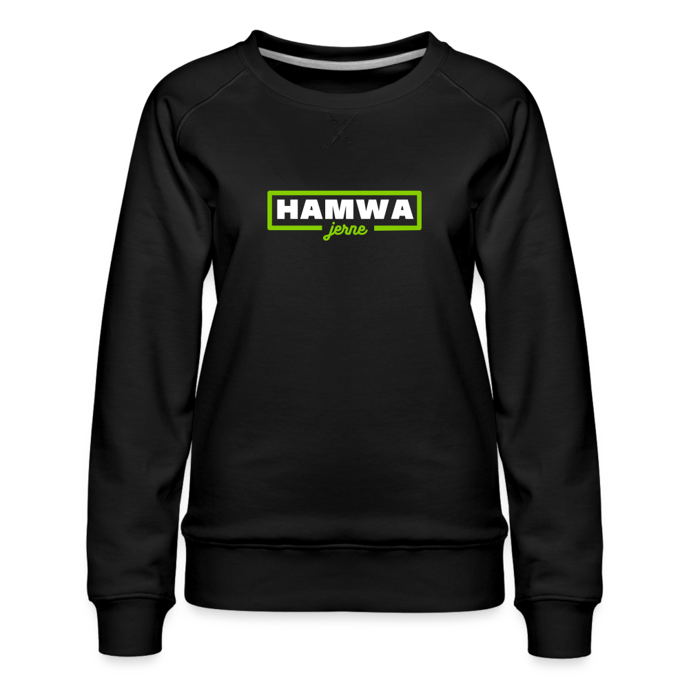 hamwa - Frauen Premium Sweatshirt - Schwarz