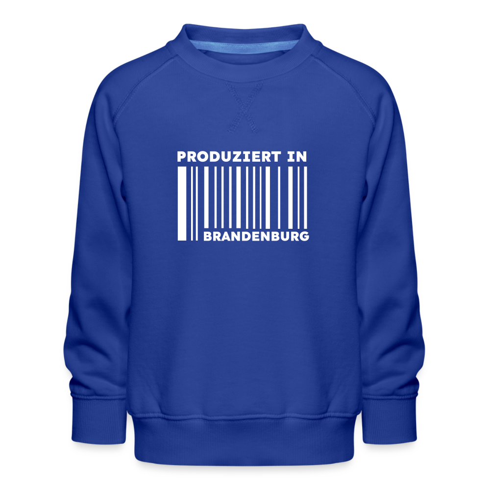 PRODUZIERT IN BRANDENBURG - Kinder Premium Sweatshirt - Royalblau