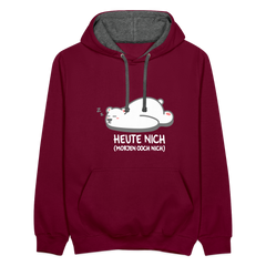 Heute nich! - Kontrast Hoodie
