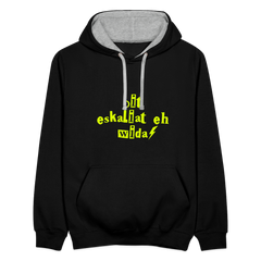 Dit eskaliat eh wilda - Kontrast Hoodie