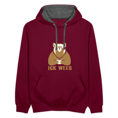 ick wees - Kontrast Hoodie
