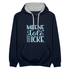Meene Töle und Icke - Kontrast Hoodie