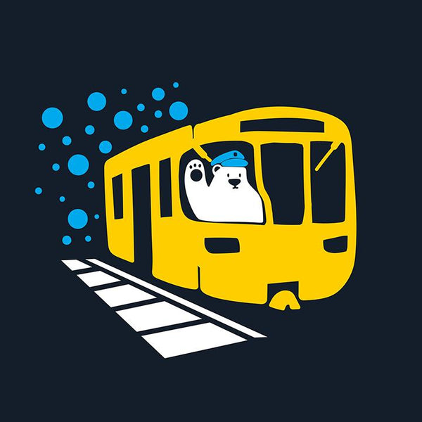 U-Bahn mit Bär