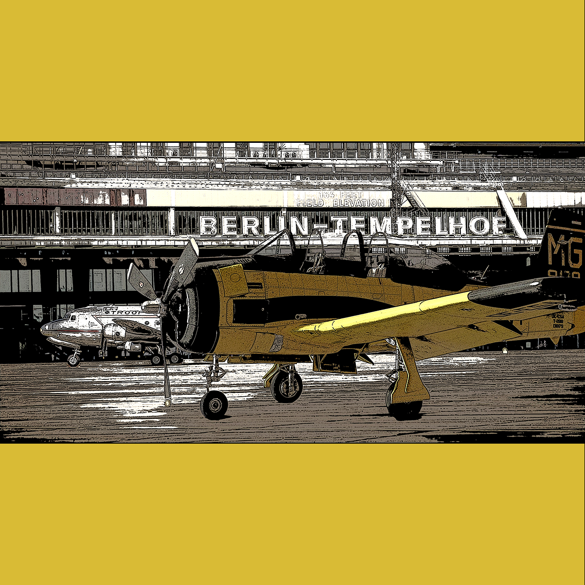 Tempelhof Flugzeug