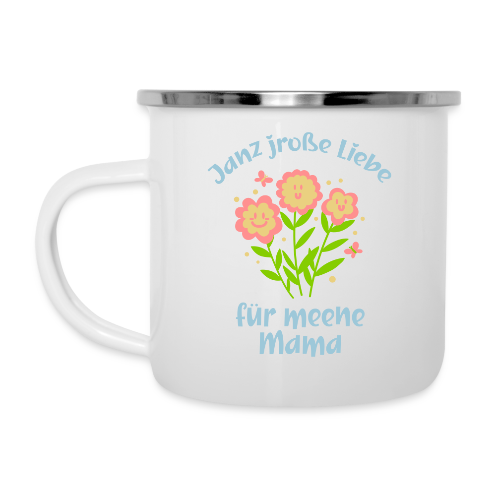 Janz jroße Liebe für meene Mama - Emaille Tasse