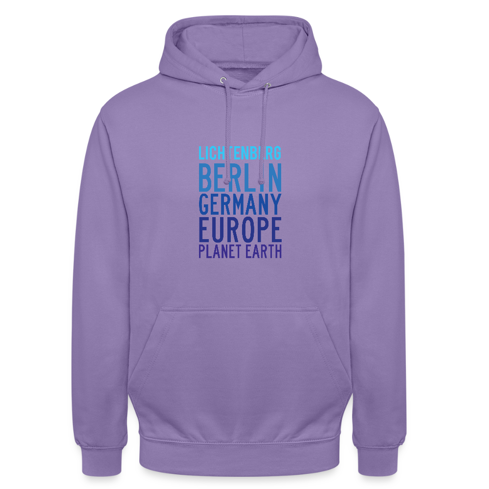 Lichtenberg Planet Earth - Unisex Hoodie - Lavendel