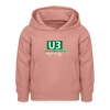 U3 - Kinder Premium Hoodie - Altrosa
