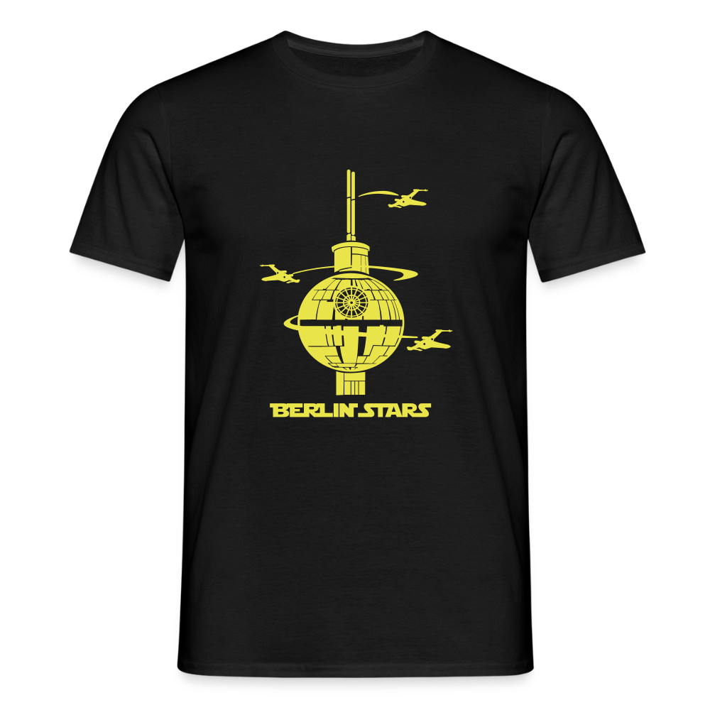 Berlin Stars - gelb - Männer Premium T-Shirt - Schwarz
