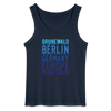Grunewald Planet Earth - Männer Tank Top - Navy
