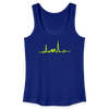 Herzschlag für Fahrradfahrer - Frauen Bio Tank Top - Königsblau