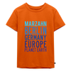 Marzahn Planet Earth - Kinder Premium T-Shirt - Orange