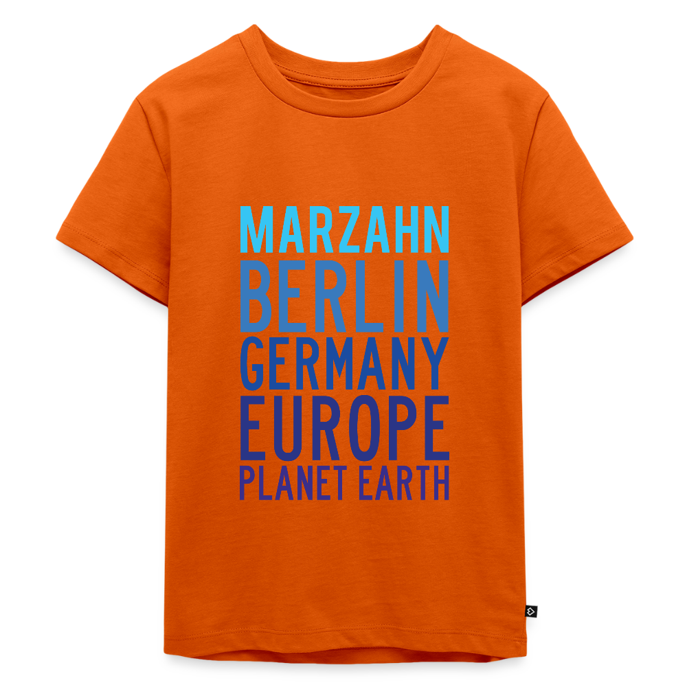 Marzahn Planet Earth - Kinder Premium T-Shirt - Orange
