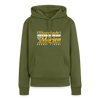 Wasde heute kannst erleben, kann dir morjen keener jeben! - Frauen Premium Hoodie - Khaki