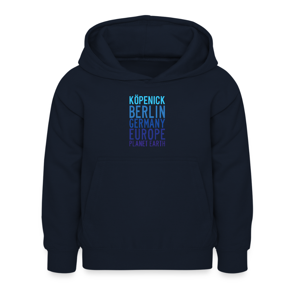 Köpenick Planet Earth - Kinder Hoodie - Navy