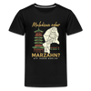 Malediven oder Marzahn - Teenager Premium T-Shirt - Schwarz