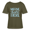 Meene Töle und Icke - Relaxed Rundhals Frauen Bio-T-Shirt - Khaki