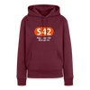 S42 - Frauen Premium Hoodie - Burgunderrot