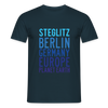 Steglitz Planet Earth - Männer Premium T-Shirt - Navy