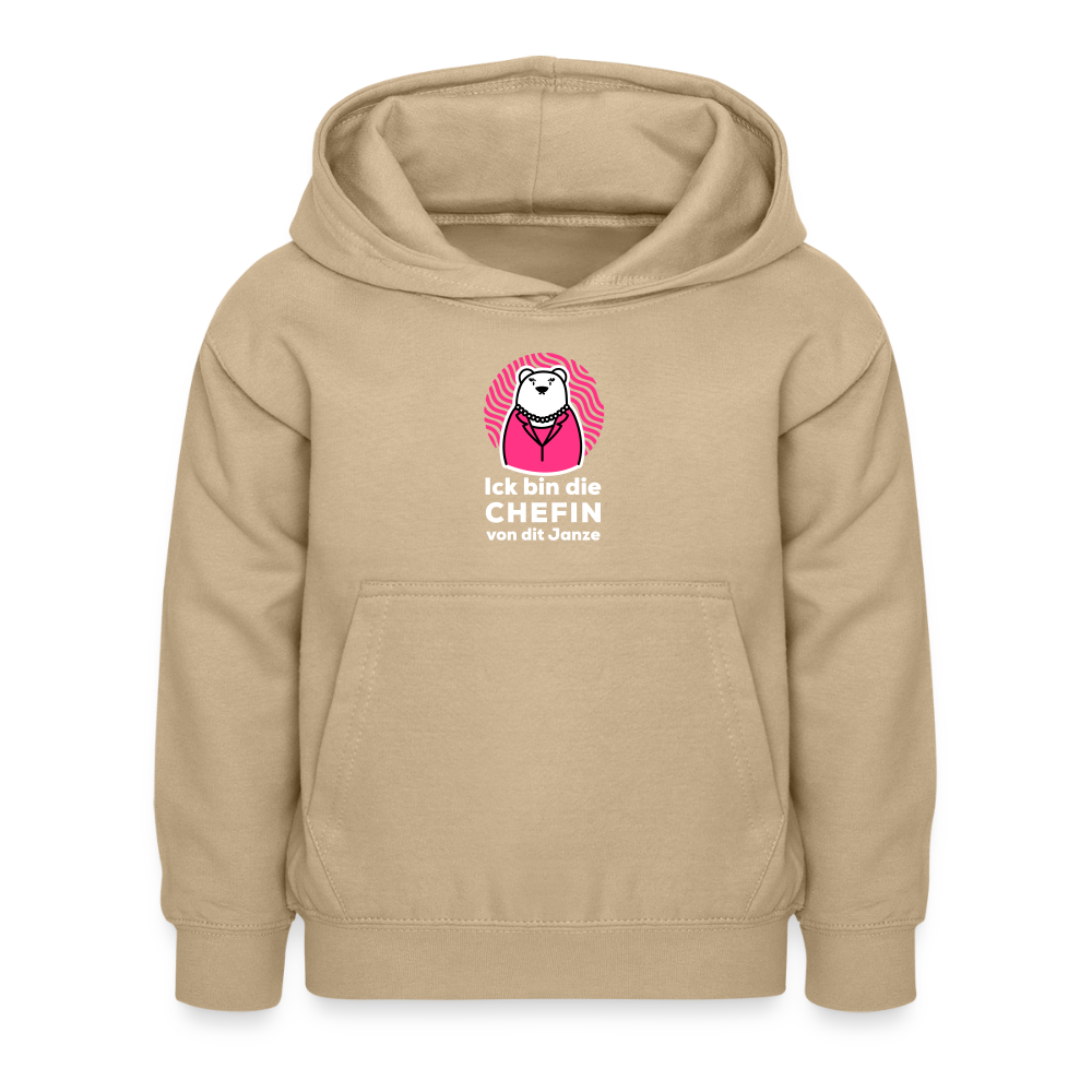 Chefin - Kinder Hoodie - Sand