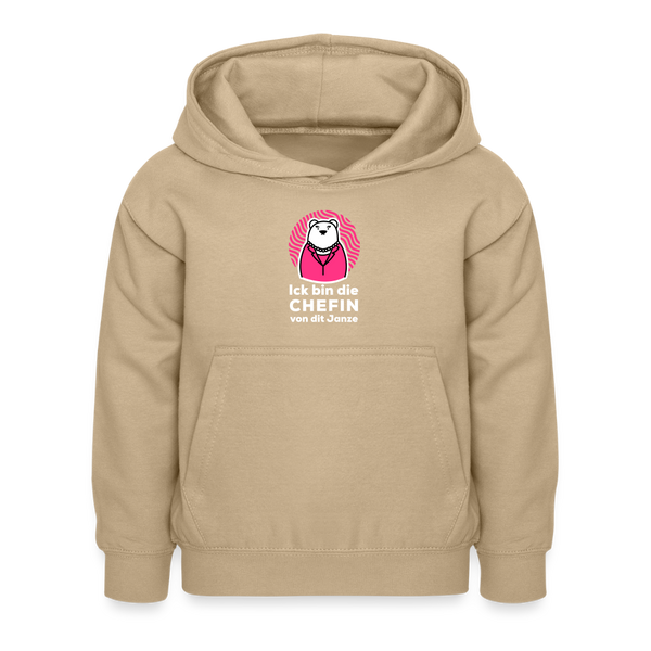 Chefin - Kinder Hoodie - Sand