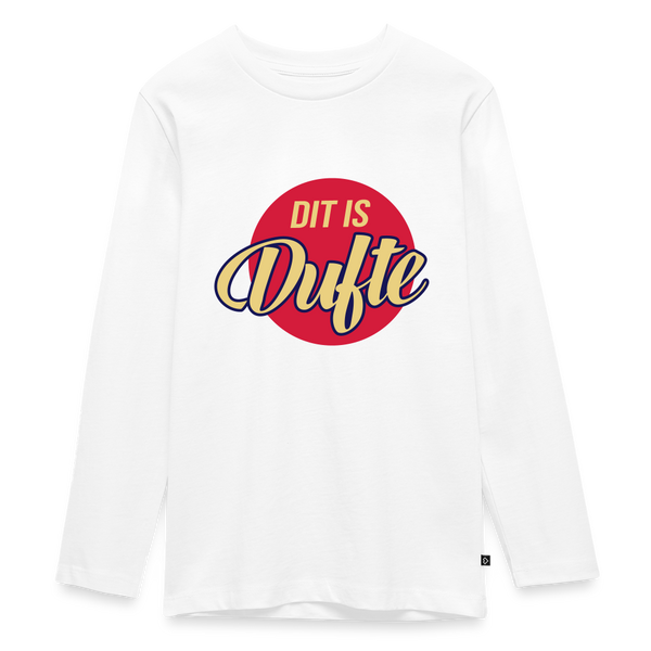 Dit Is Dufte - Teenager Langarmshirt - Weiß