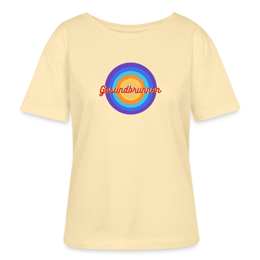 Gesundbrunnen Retro - Relaxed Rundhals Frauen Bio-T-Shirt - Creme