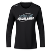 Mach ma’ halblang! - Frauen Sport Langarmshirt - Schwarz