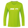 Jewieft! - Frauen Sport Langarmshirt - Neongrün