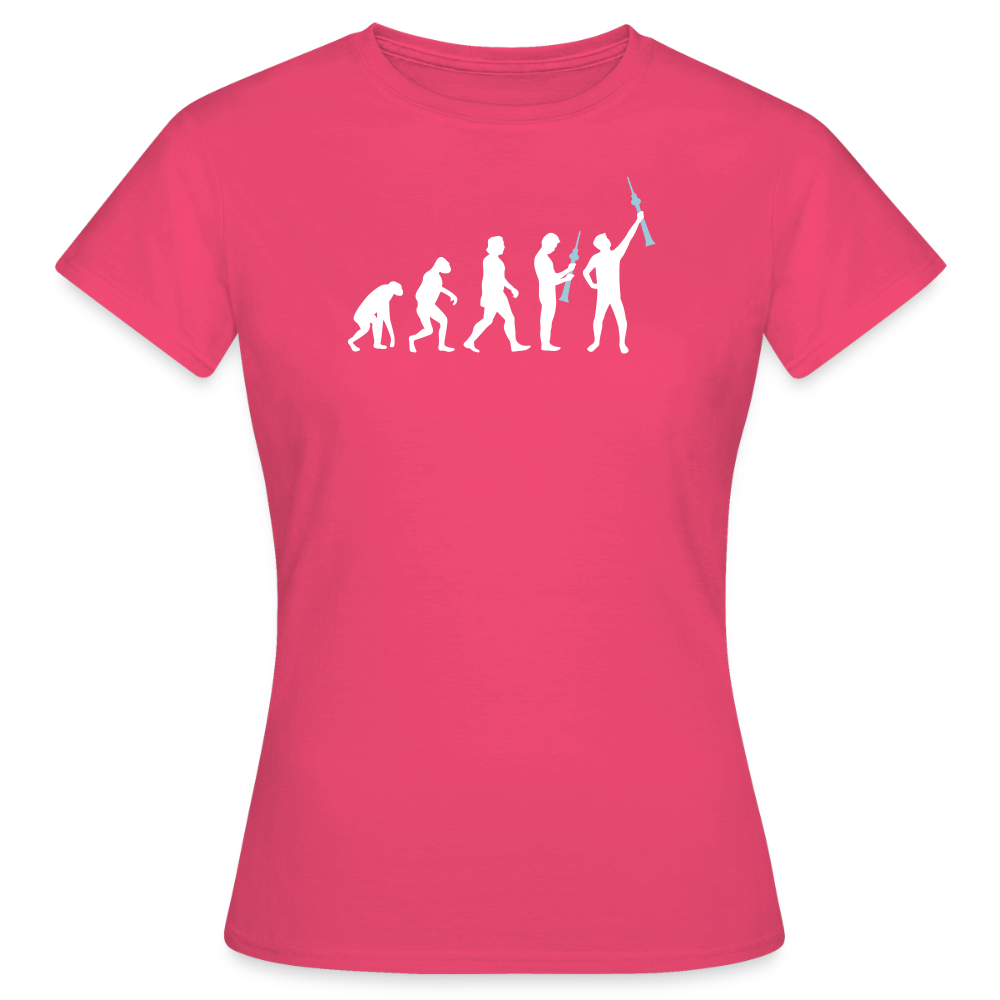 Evolution - Frauen Premium T-Shirt - Azalea