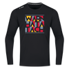 Warn Hata Tach - Männer Sport Langamshirt - Schwarz