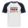 PNKW - Männer Baseball T-Shirt - Weiß/Navy